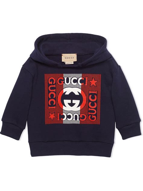 gucci children's hoodie eagle print|Gucci Kids Hoodies & Sweatshirts for Boys .